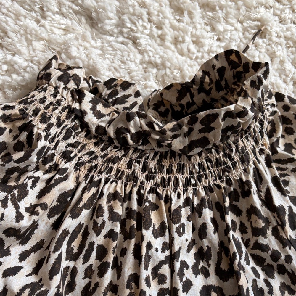 J.Crew Leopard Print Dress EUC size S - Picture 3 of 10